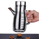 Galheteiro de Vidro 800ml com Bico Antivazamento Inox