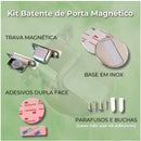 Batente de Porta Magnético Cromado Stop Door - COMPRE e GANHE!!