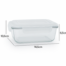 GlassFit – Potes de Vidro com Vedação Premium 370ml - Preço Promocional