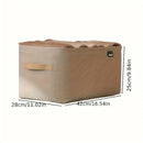 Kit 4 Organizadores Dobráveis p/ Roupas – Cinza ou Caqui